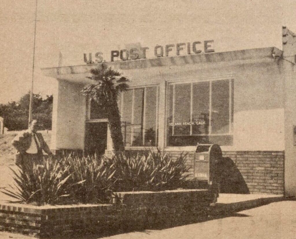 Newly built Post Office, 1952.